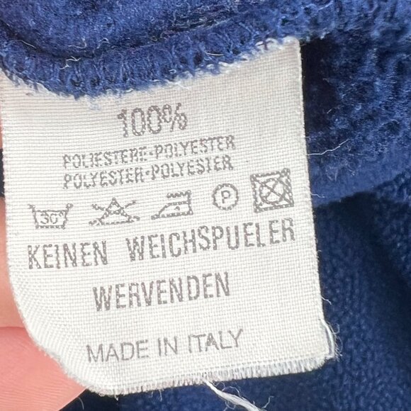 Bogner Y2K 1998 Olympic Games Nagano Fleece 1/2 Zip‎ Pullover Mens Blue Size L - Picture 12 of 13